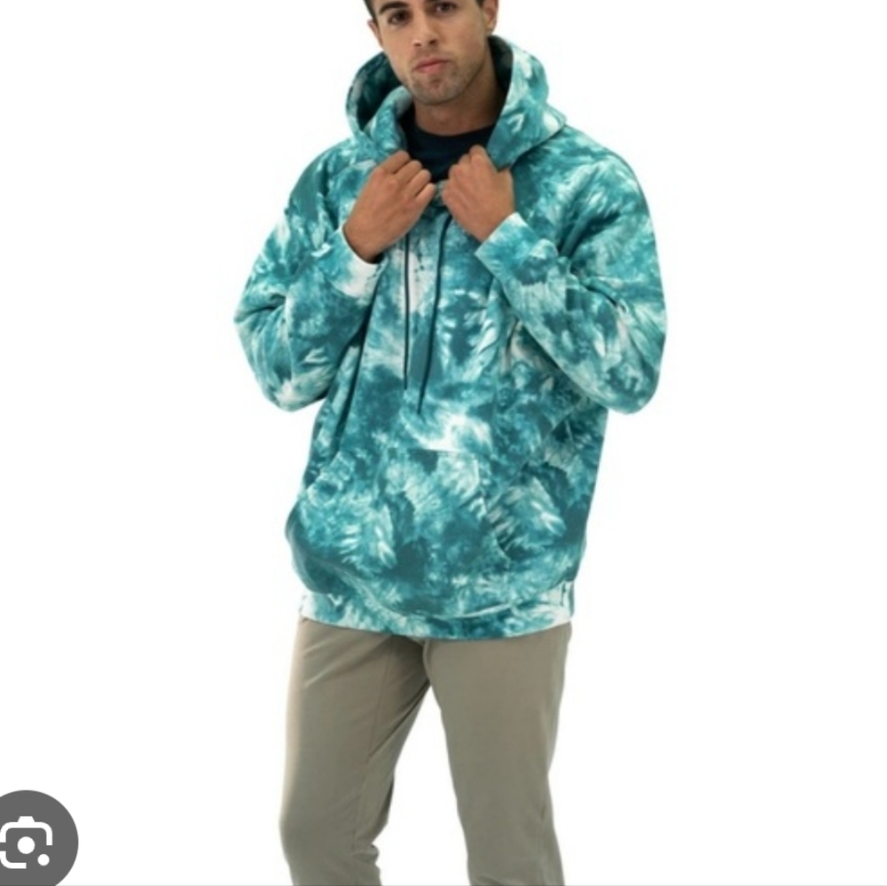 Balance Athletica Maker Men Tie Dye Pullover Hoodie Sweatshirt